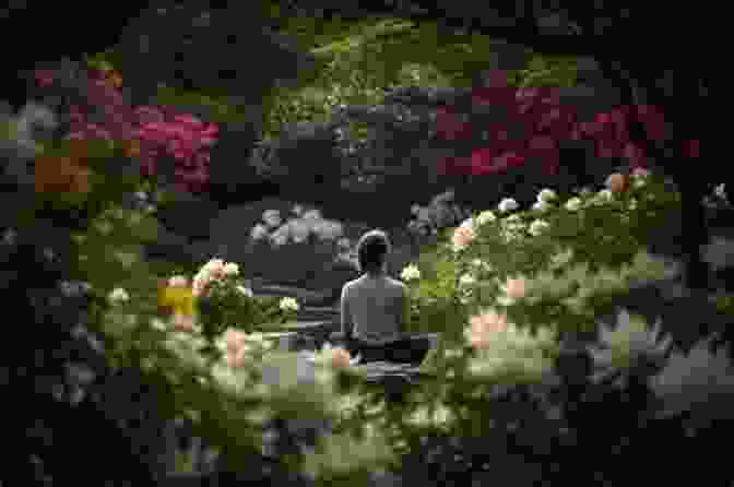 A Person Meditating In A Garden, Surrounded By Blooming Flowers And Lush Greenery, Finding Solace And Inspiration In The Beauty Of Nature. Botanicals With Benefits: Develop A New Relationship With Your Garden: The Aromatic Plants Volume