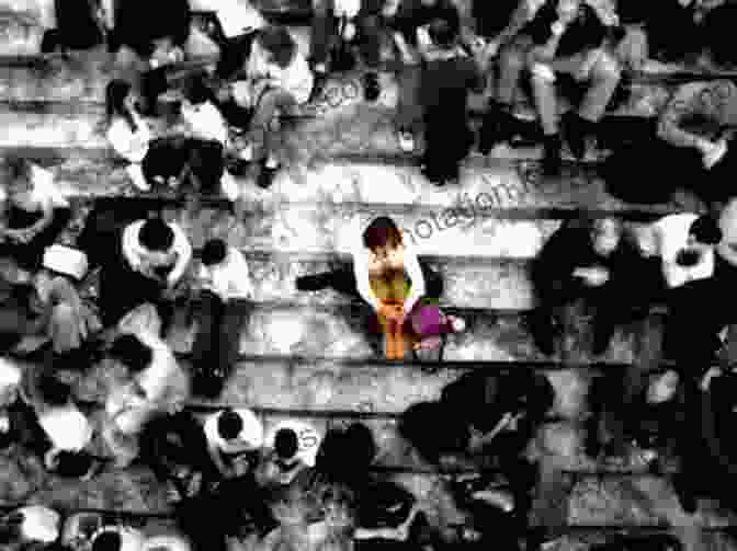 A Person Standing Alone In A Crowd, Looking Lost And Disoriented. The Endangered Self: Identity And Social Risk