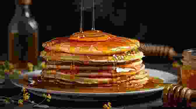 Golden Honey Cascading Over A Stack Of Fluffy Pancakes 365 Special Honey Recipes: Greatest Honey Cookbook Of All Time