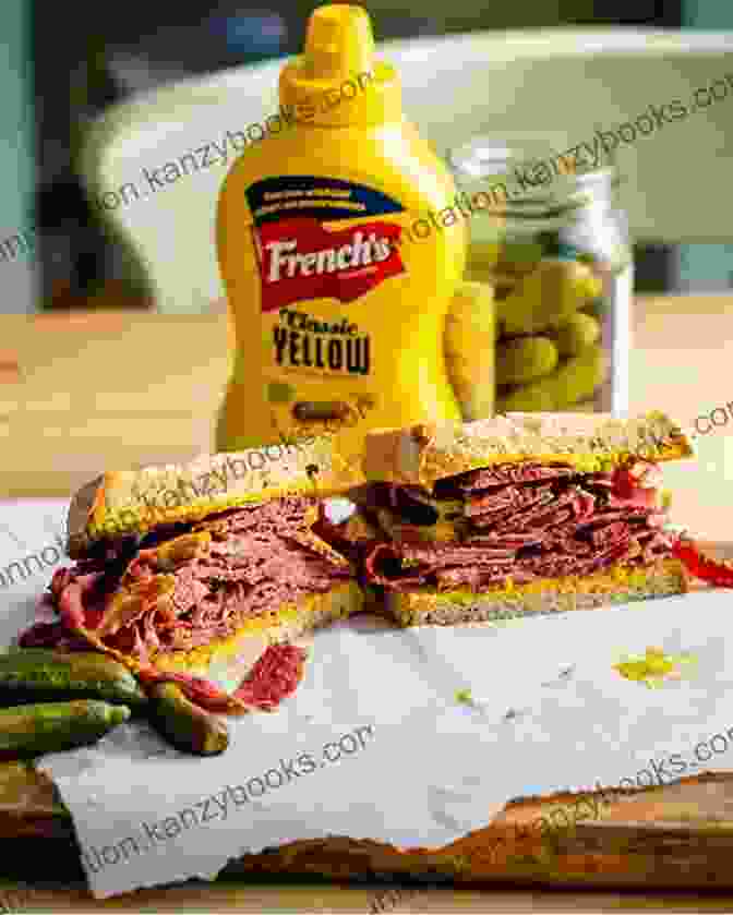 Montreal Smoked Meat Sandwich With Mustard And Pickles Traditional Canadian Foods: Insanely Good Recipes: Canadian Recipes Main Courses