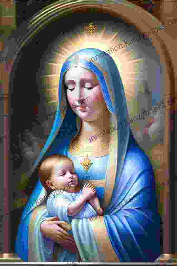 Mother Mary, A Serene And Loving Figure, Radiating Divine Light And Love Ten Teachings For One World: Wisdom From Mother Mary