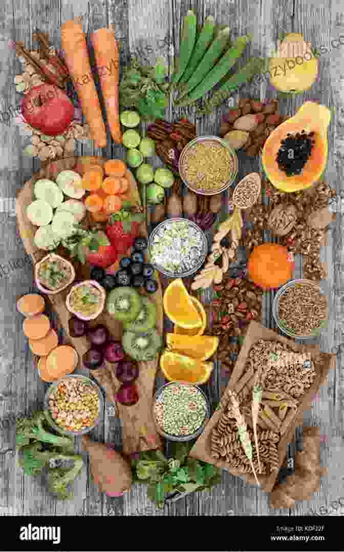 Vibrant Display Of Fresh Fruits, Vegetables, And Whole Grains VEGAN MEAL PREP And PLANT BASED DIET COOKBOOK FOR BEGINNERS: Vegan Vegetarian Diet With High Protein Meal Plans For Muscle Growth Delicious Easy Gluten Free Recipes For A Healthy Lifestyle